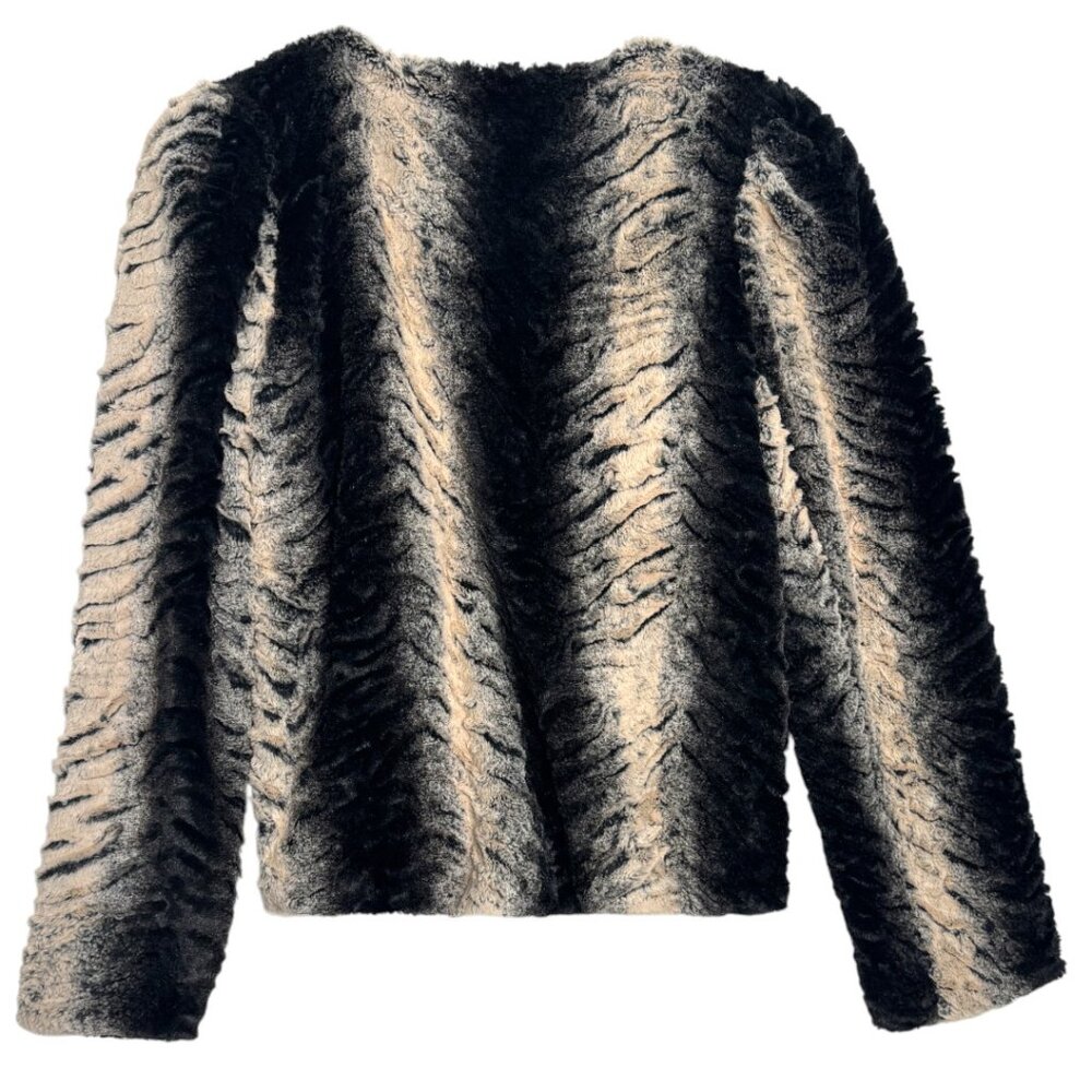 BAND OF GYPSIES SOFT FAUX FUR JACKET BOHO FESTIVAL INDIE SLEEZE STREET LUX M - Picture 4 of 7